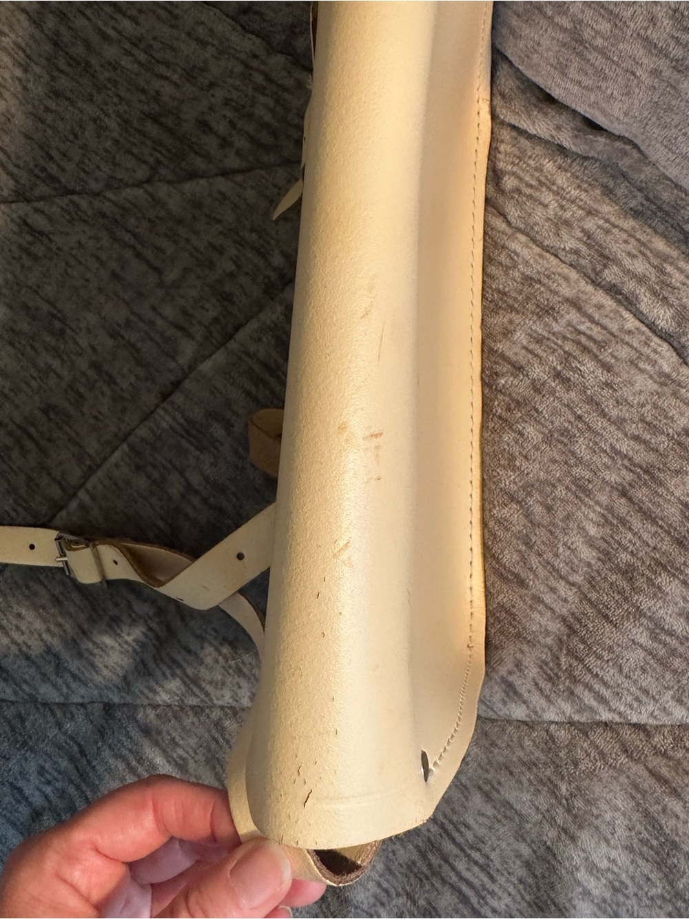 The Cambridge Satchel Company Cream Leather Satchel - Picture 8 of 8